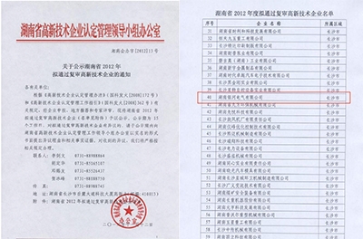 銀河電氣順利通過2012年高新技術(shù)企業(yè)復審